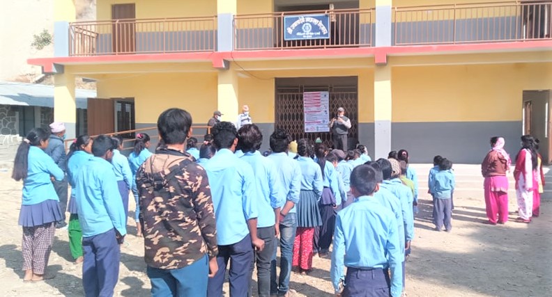 Covid-19 Awareness Plus Covid-19 Preventive Materials Distribution Program At Chaurideurali 8, JBS