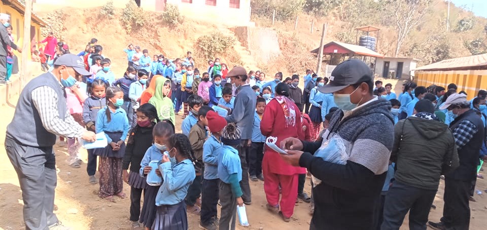 Covid-19 Awareness Plus Covid-19 Preventive Materials Distribution Program at VSS