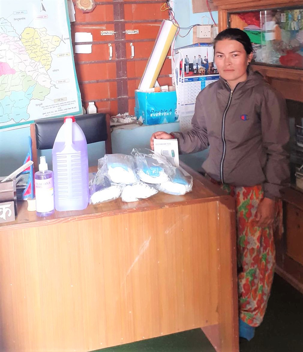 Covid-19 Awareness Plus Covid-19 Preventive Materials Distribution Program At SPPS, Chaurideurali:3